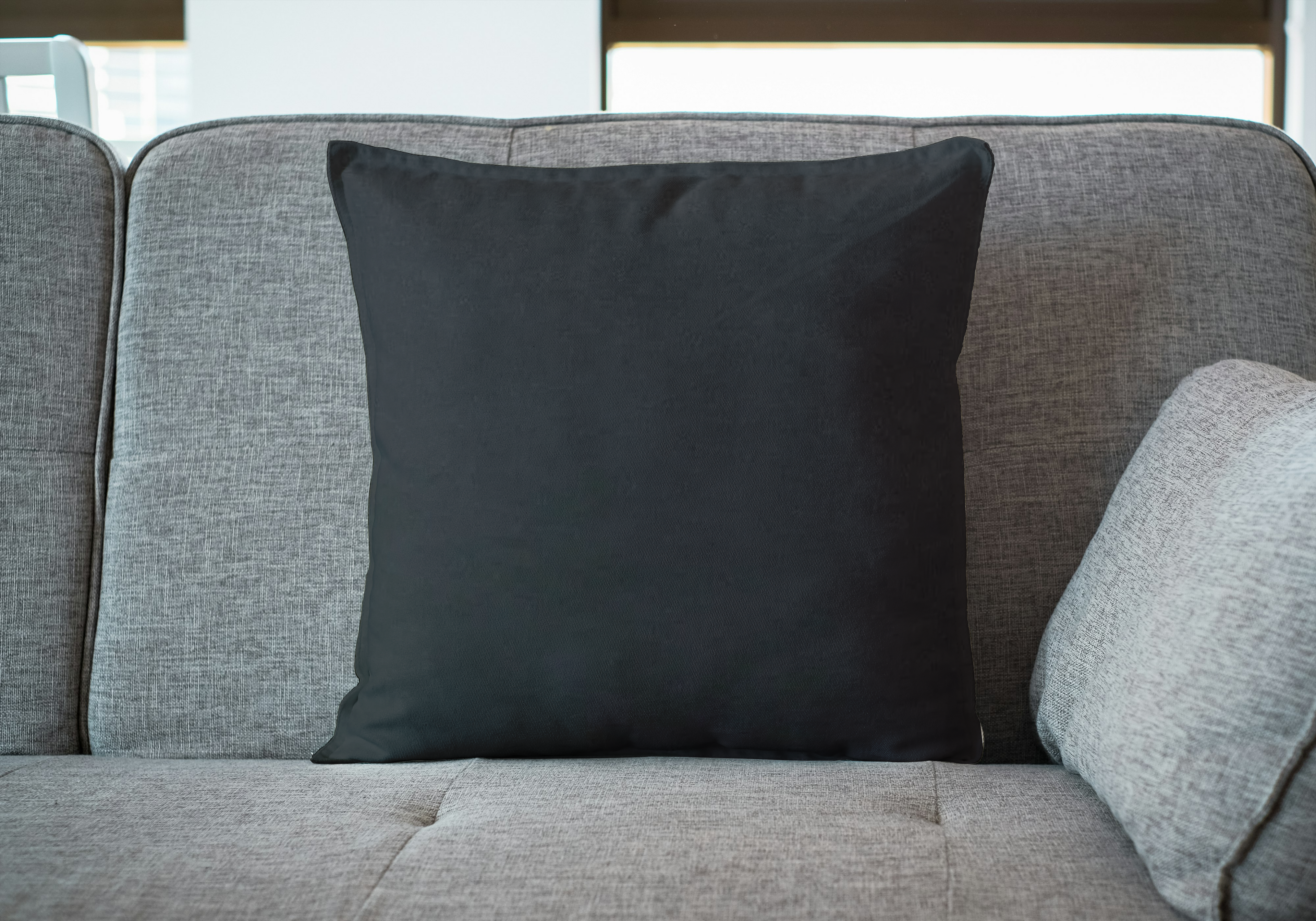 Black velvet Sofa Cushion