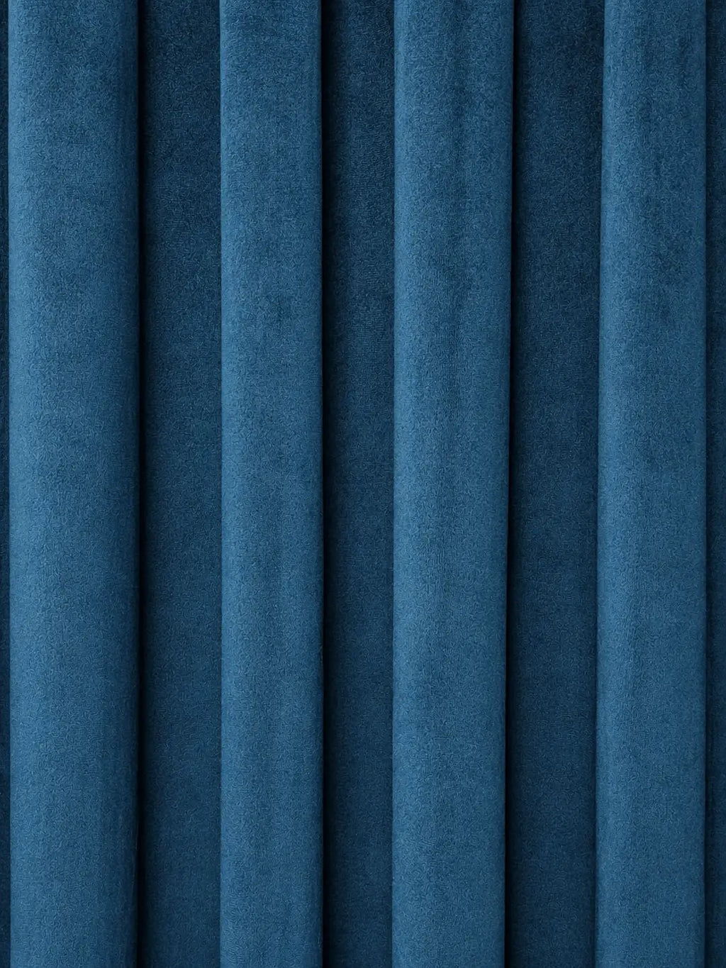 Teal Blue Velvet Curtain
