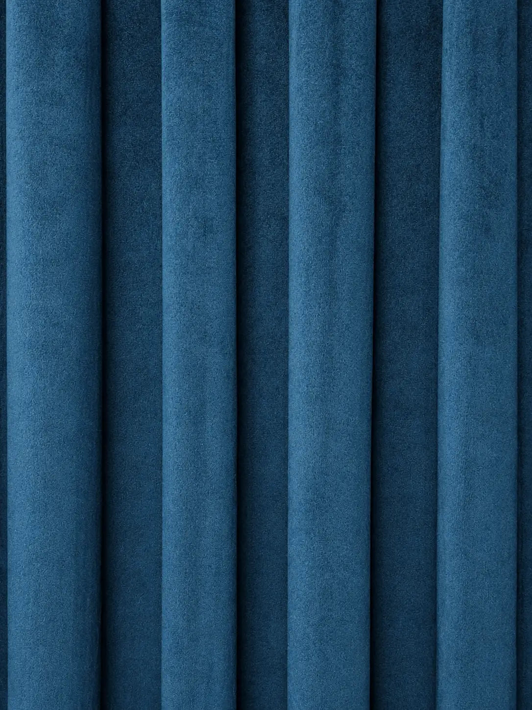 Teal Blue Velvet Curtain