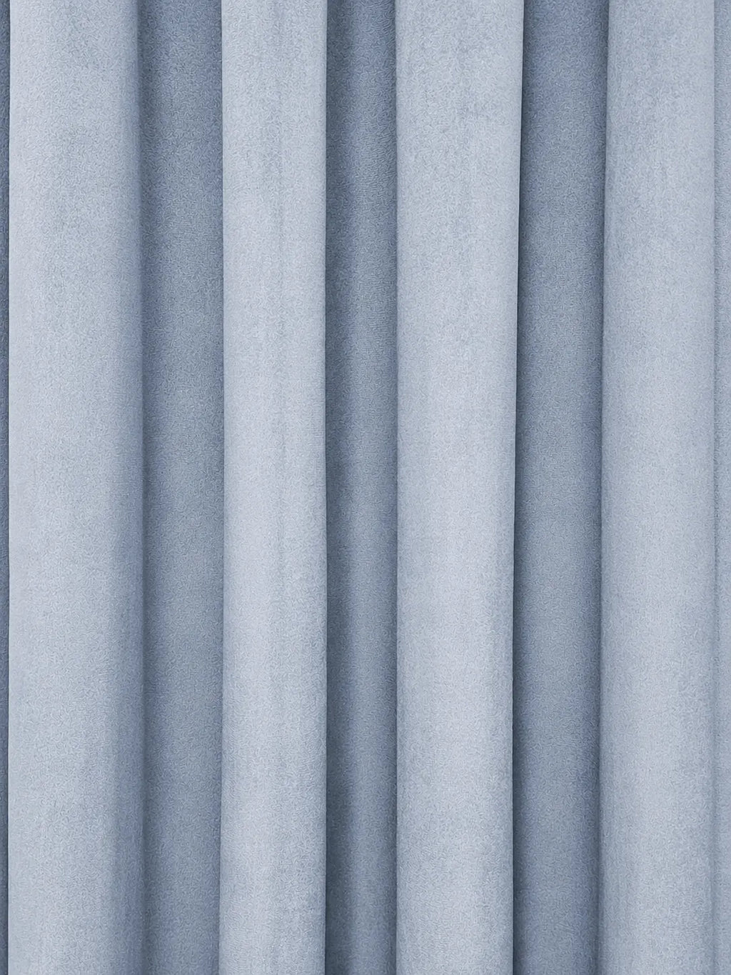 Ice Blue Velvet Curtain