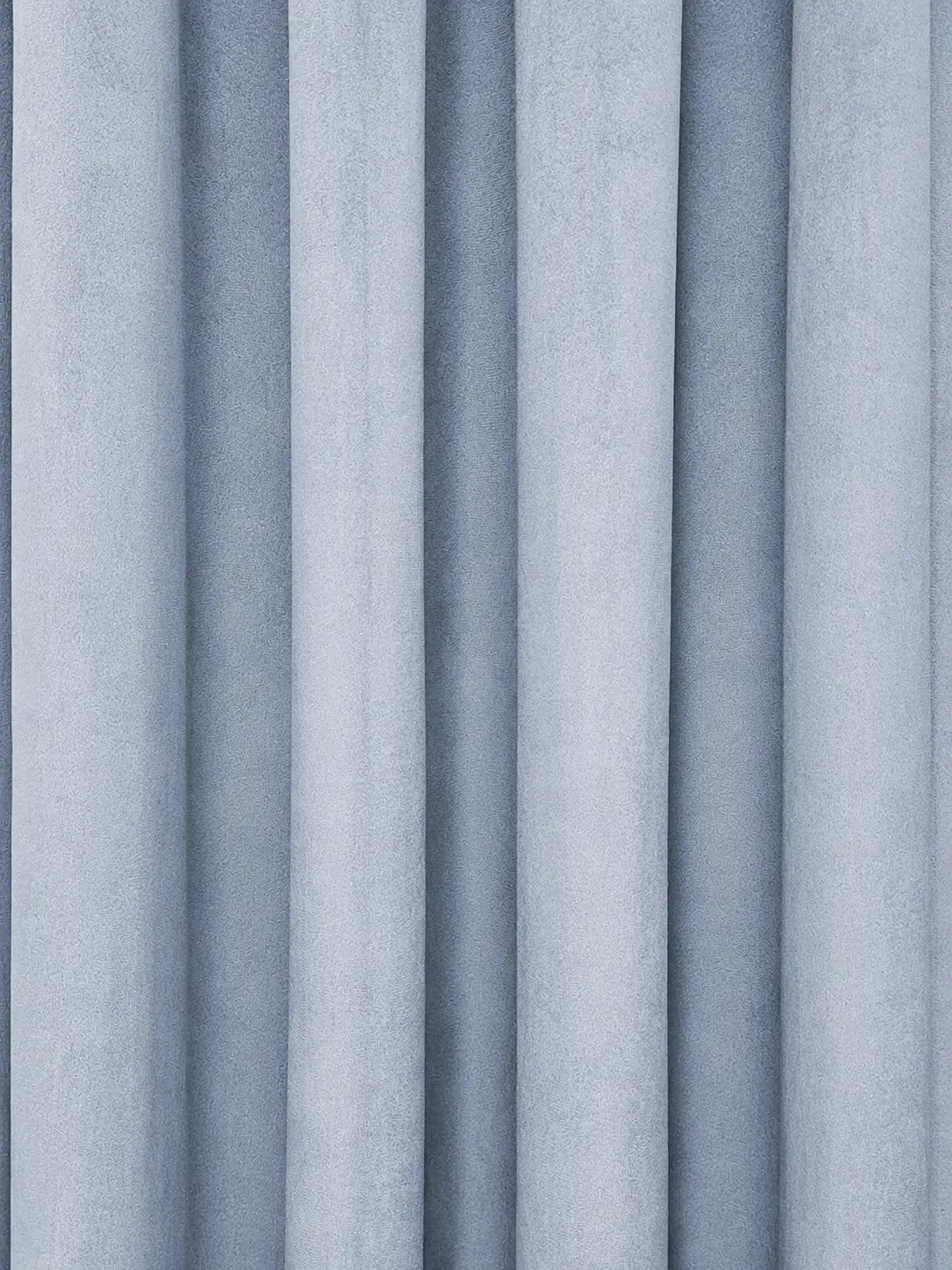 Ice Blue Velvet Curtain