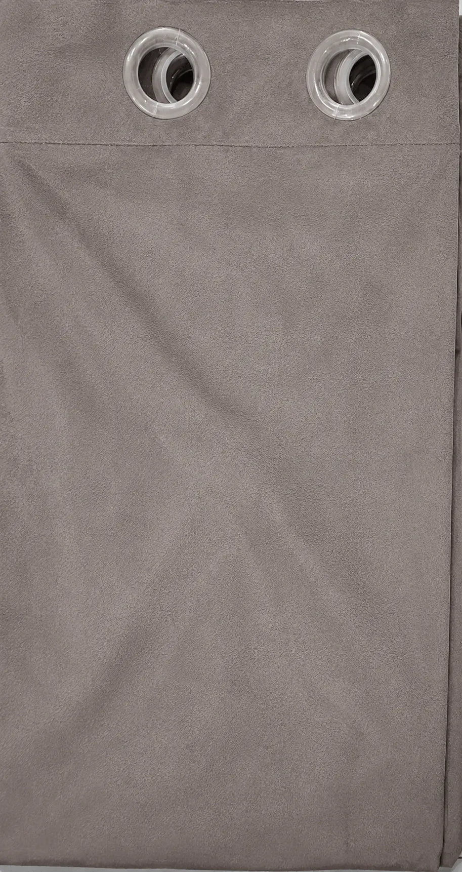 Mushroom Brown Velvet Curtain