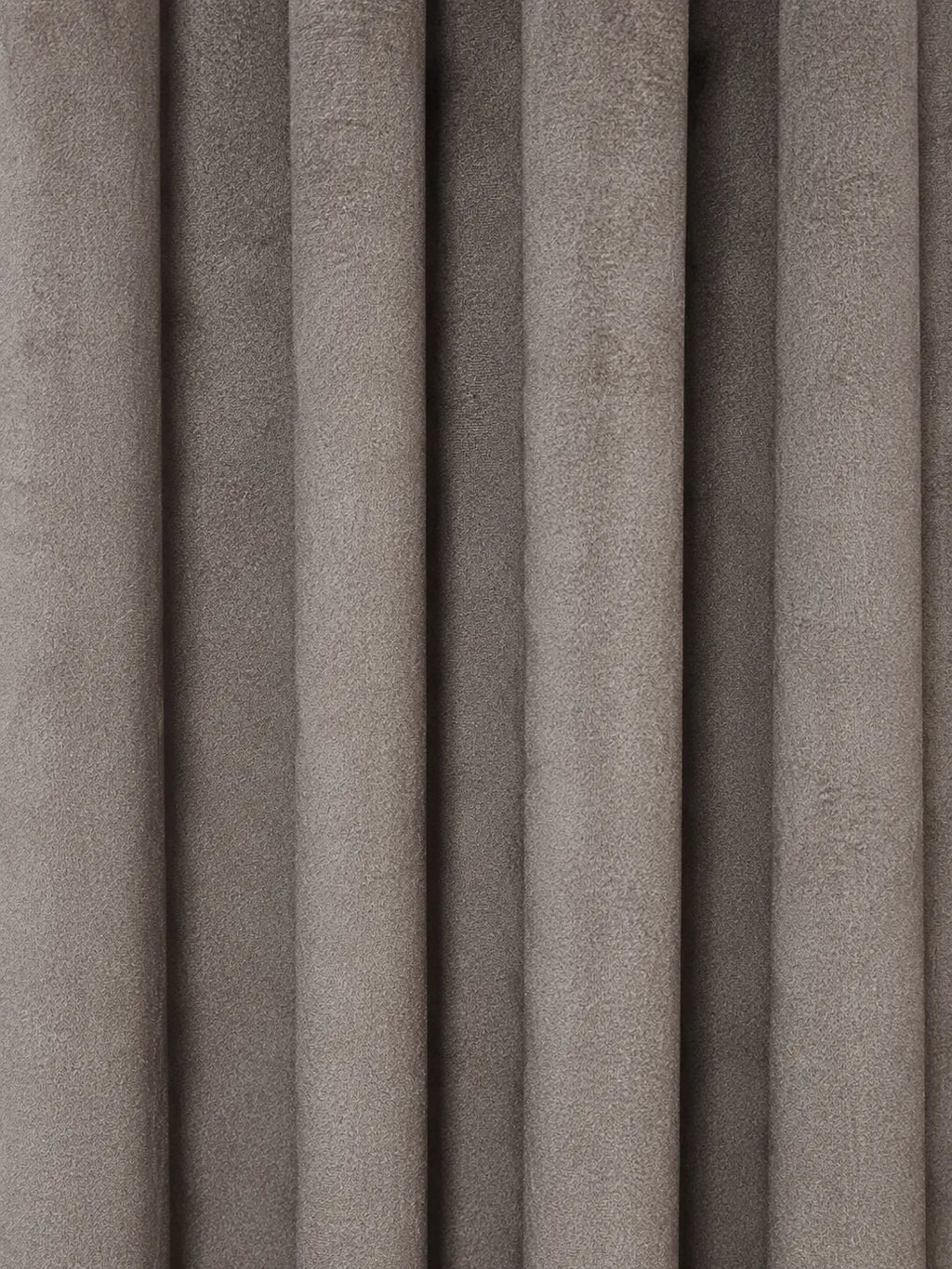 Mushroom Brown Velvet Curtain