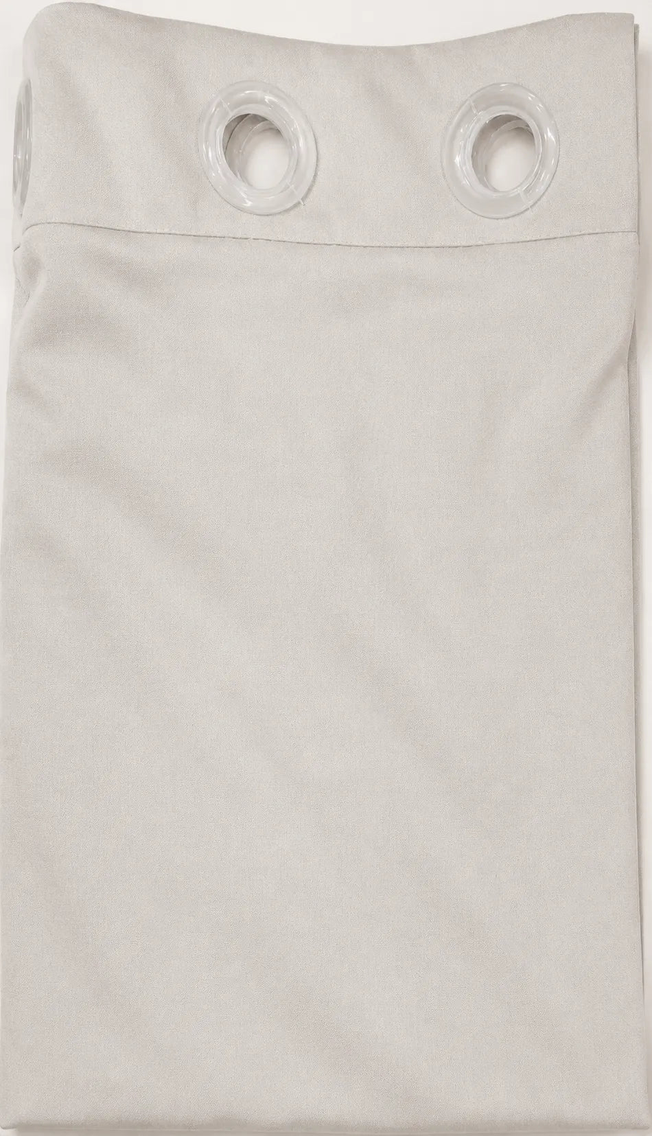 Off-White Velvet Curtain