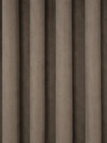 Taupe Brown Velvet Curtain