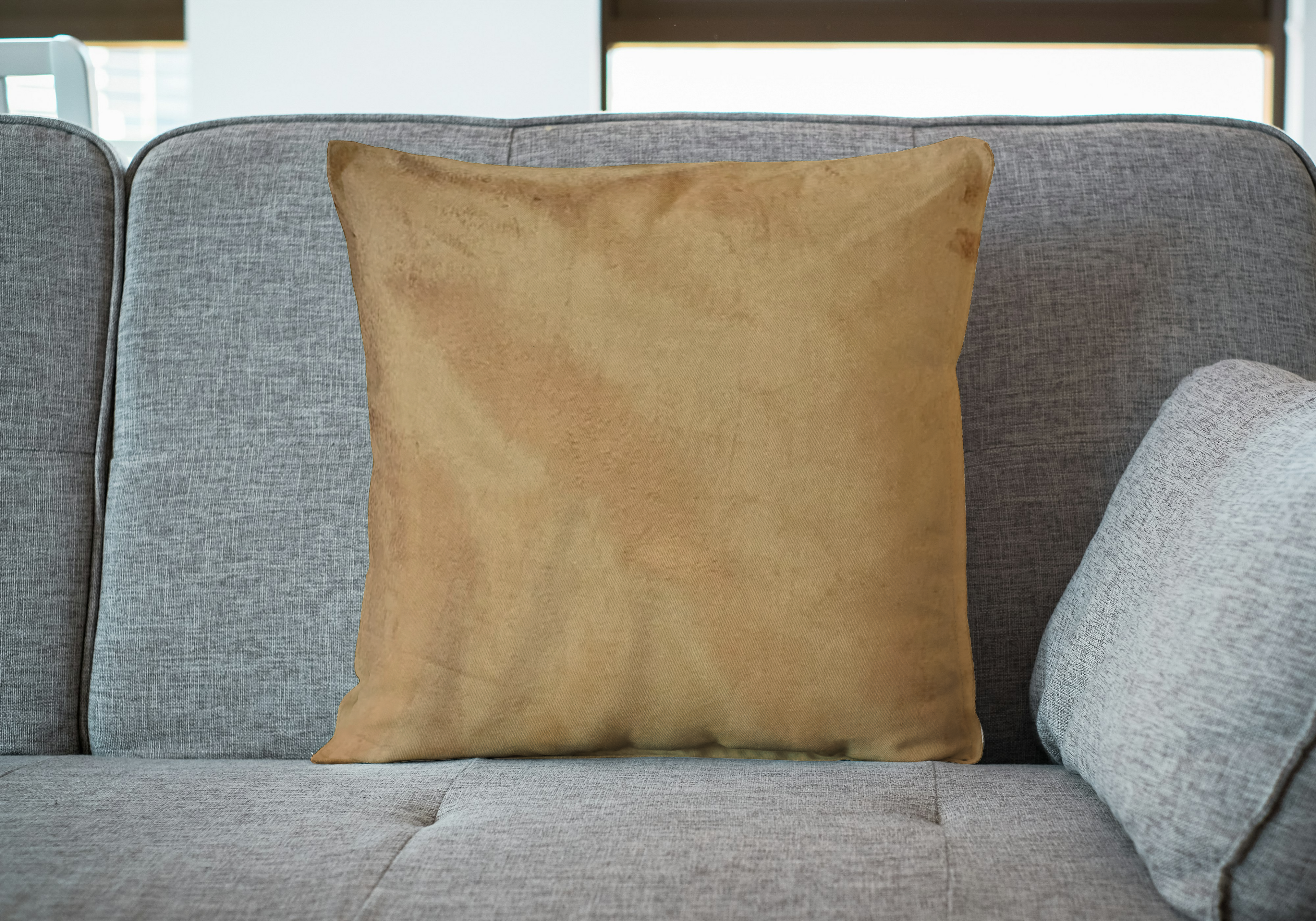 Dark Gold velvet Sofa cushion