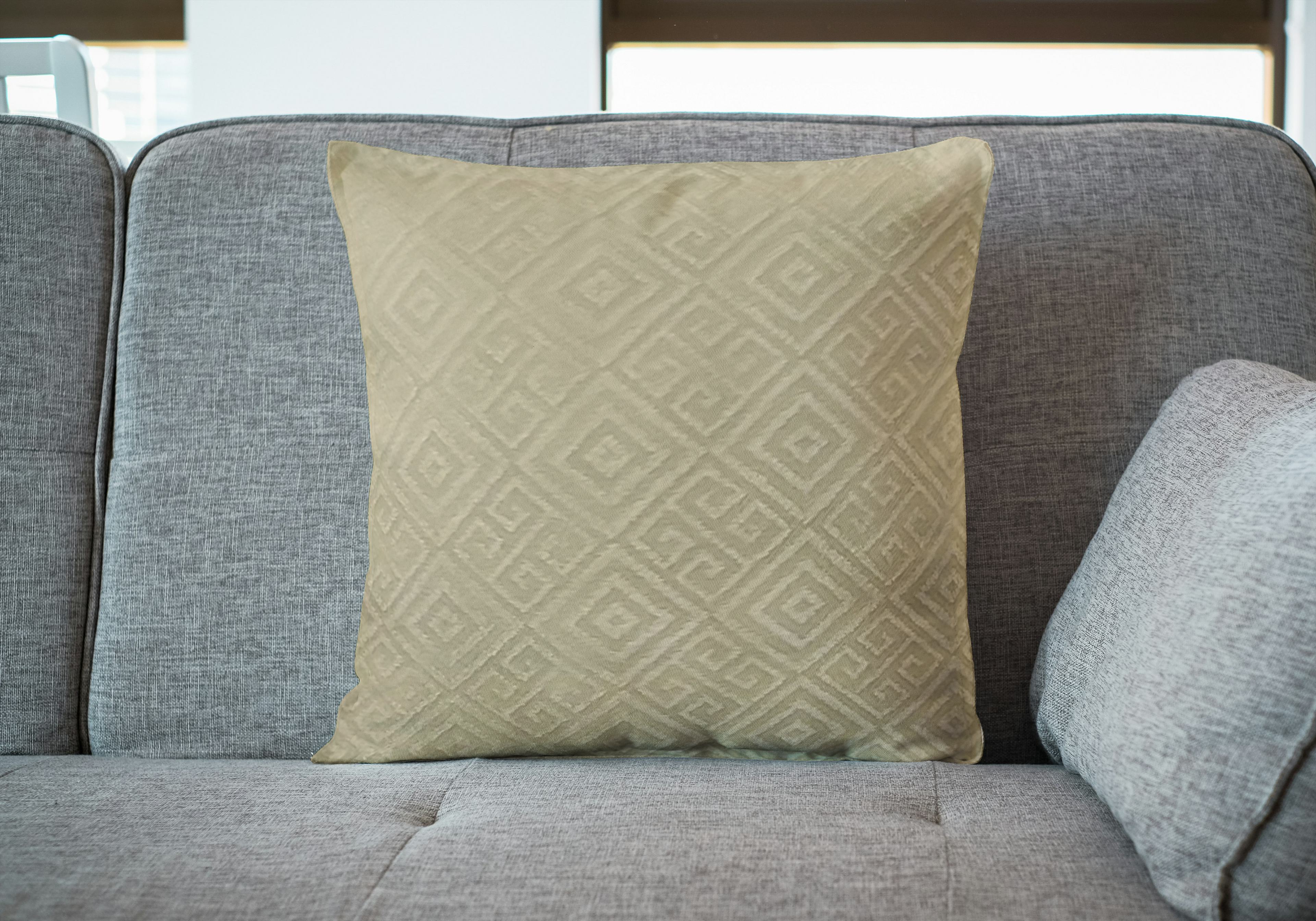 Golden Boxes Sofa Cushion