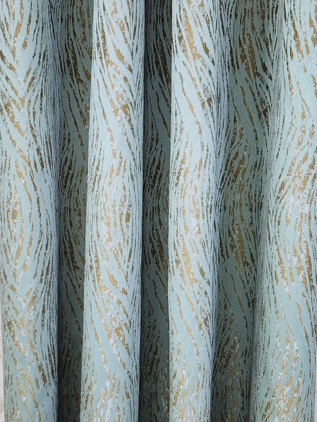 Pair Of Ocean Drift Jacquard Curtain With Blackout