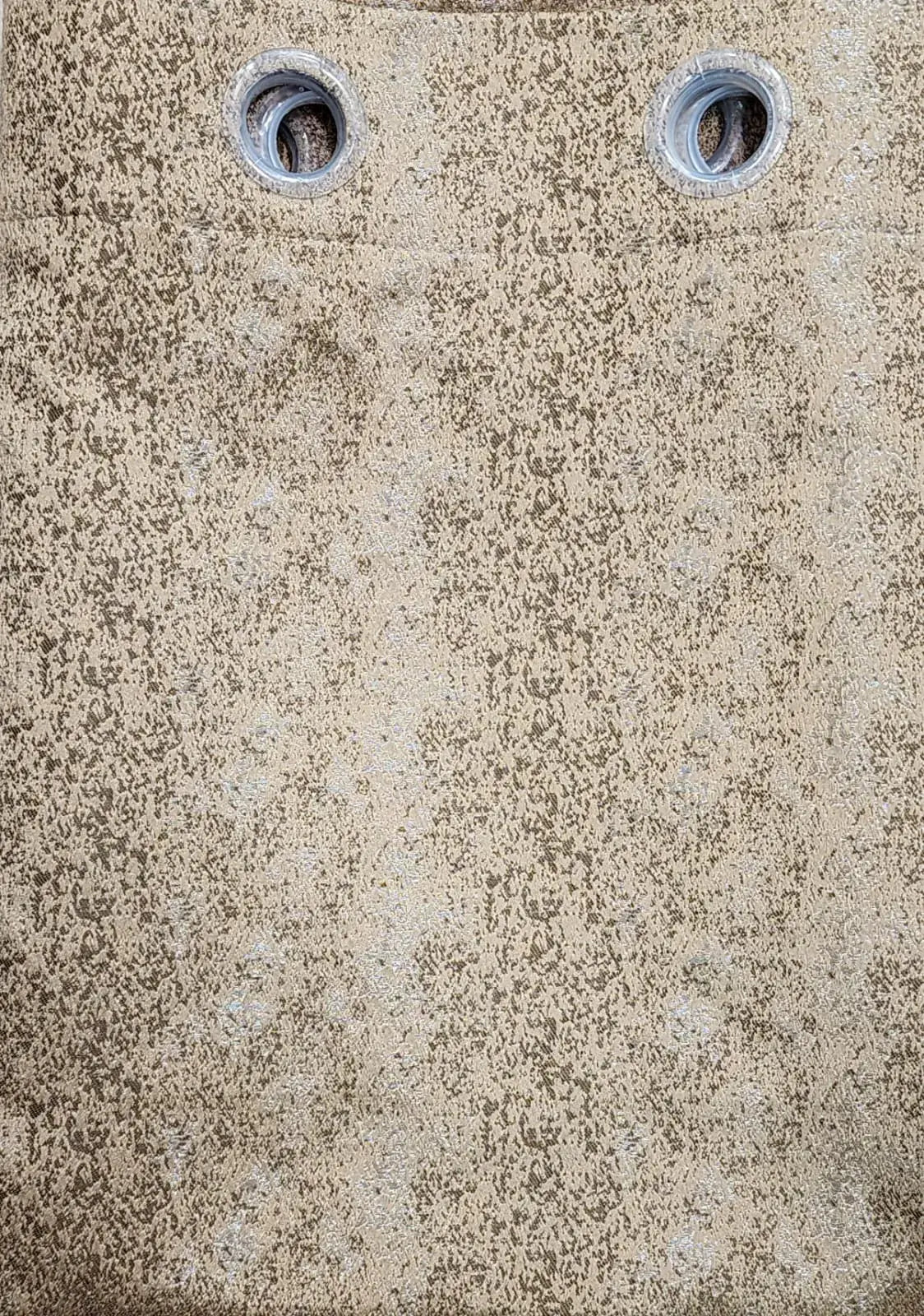 Pair Of Texture Mocha Jacquard Curtain With Blackout