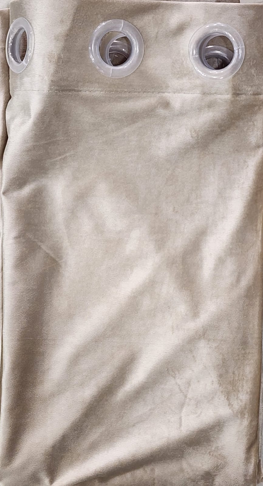 Light Gold Plain Velvet