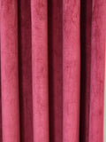 Dark maroon velvet curtain