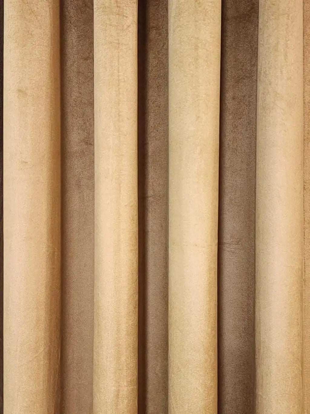 Dark Golden Velvet Curtain