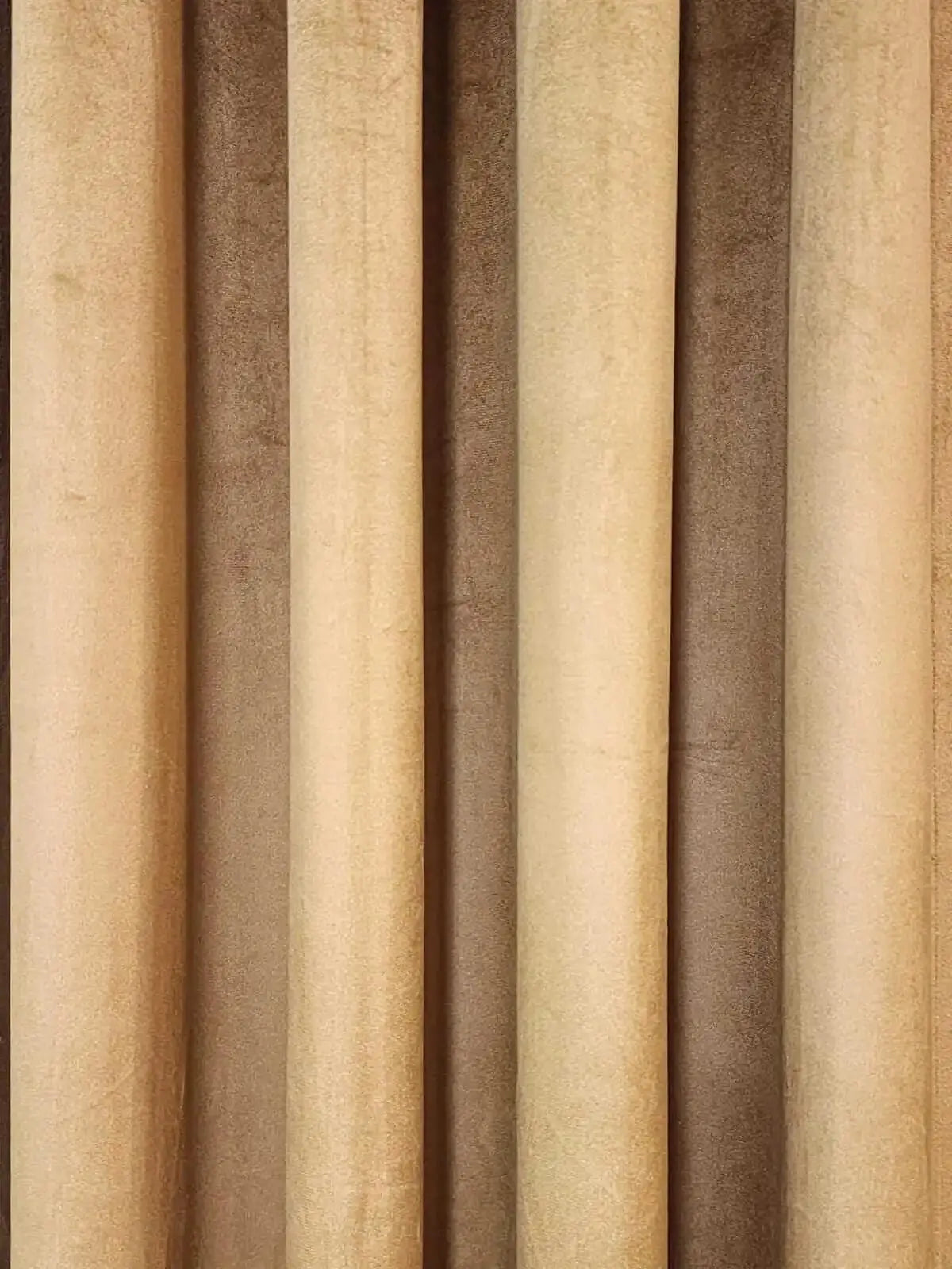 Dark Golden Velvet Curtain