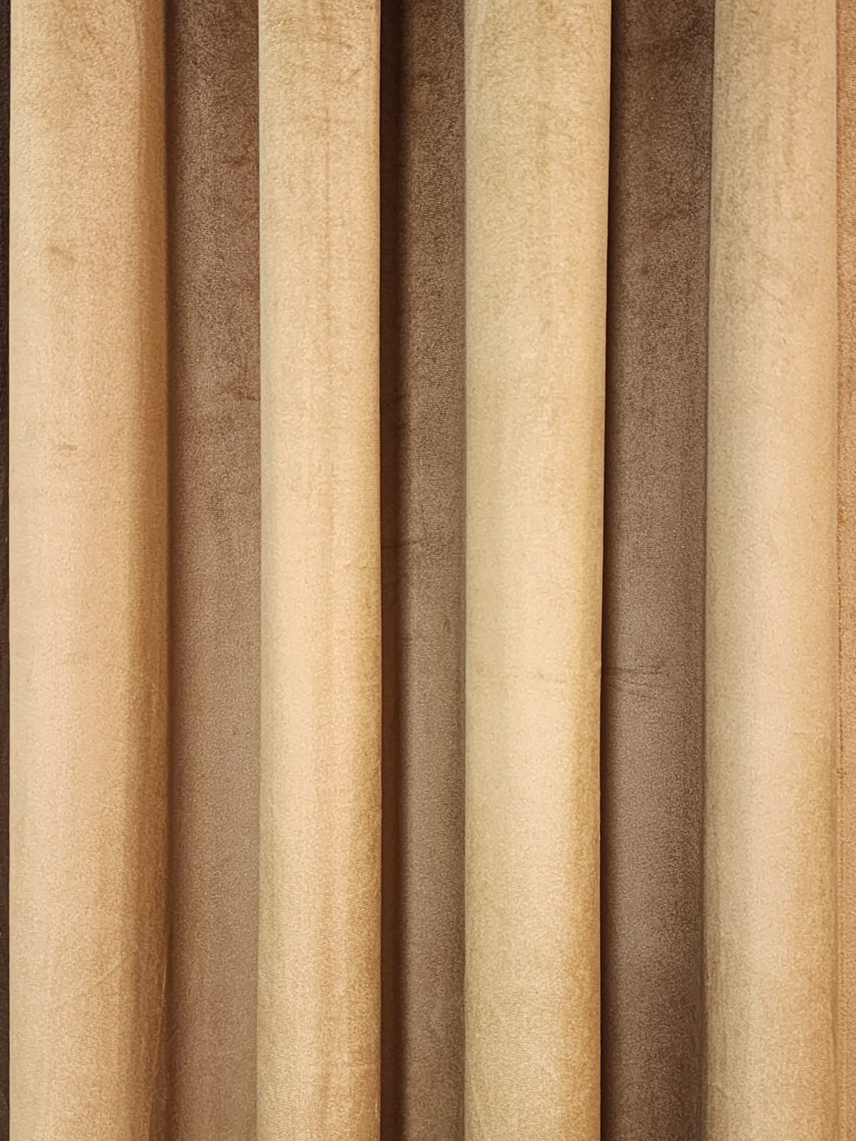 Dark Golden Velvet Curtain