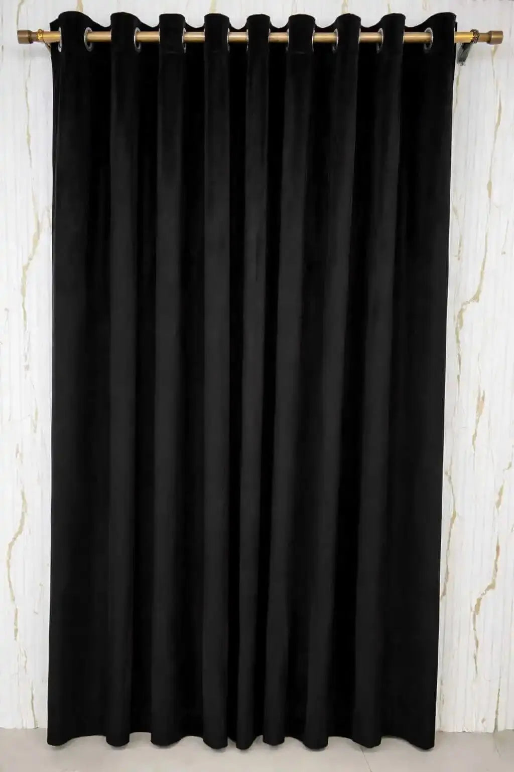 Black Velvet Curtain