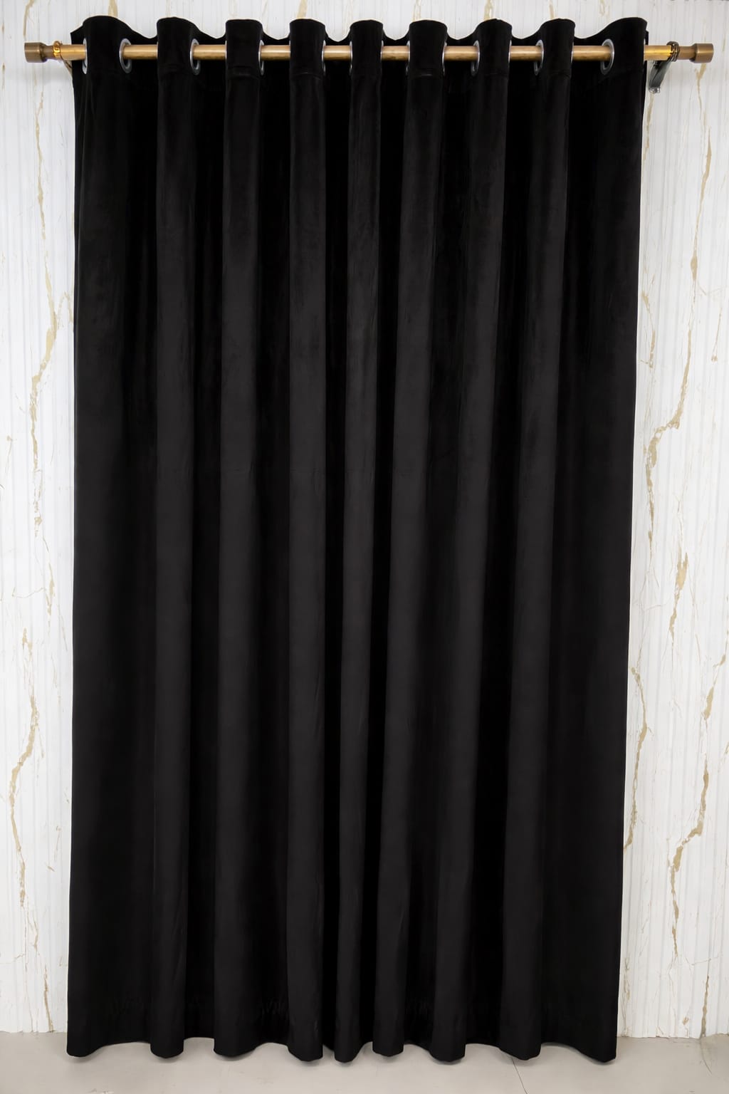Black Velvet Curtain