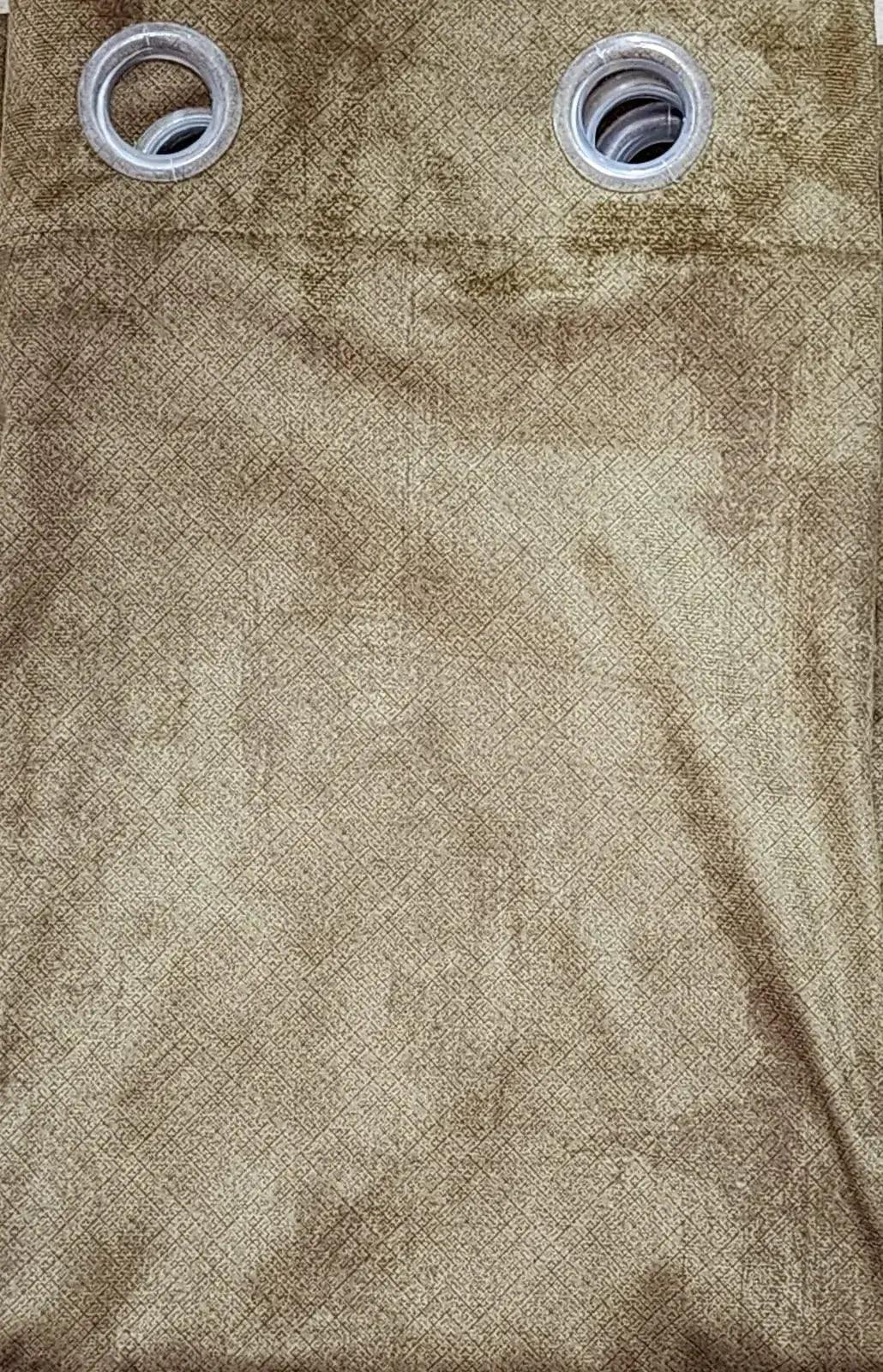 Pair Of Desert Bloom Turkish Curtain With Blackout