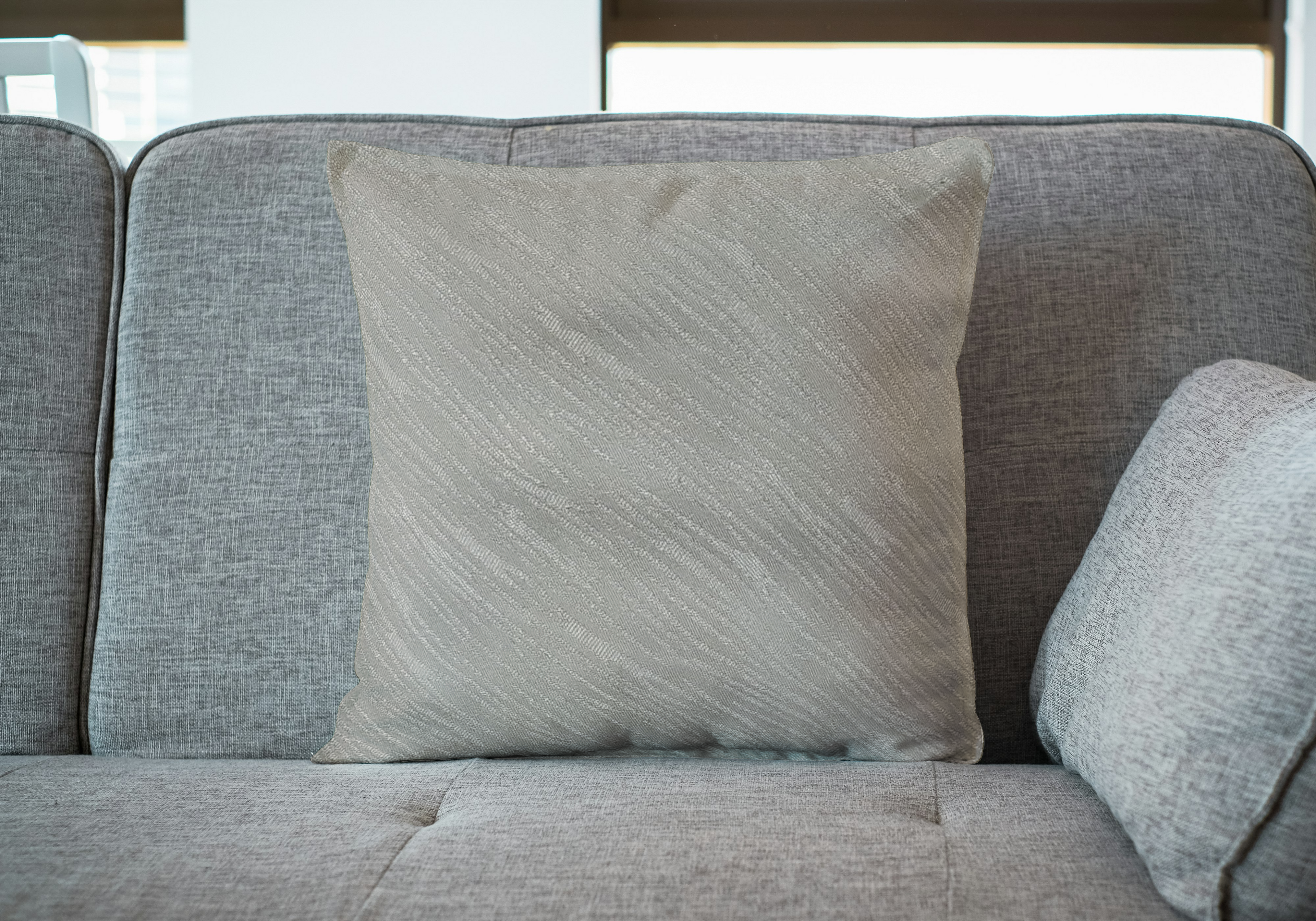 Beige Zebra Sofa Cushion